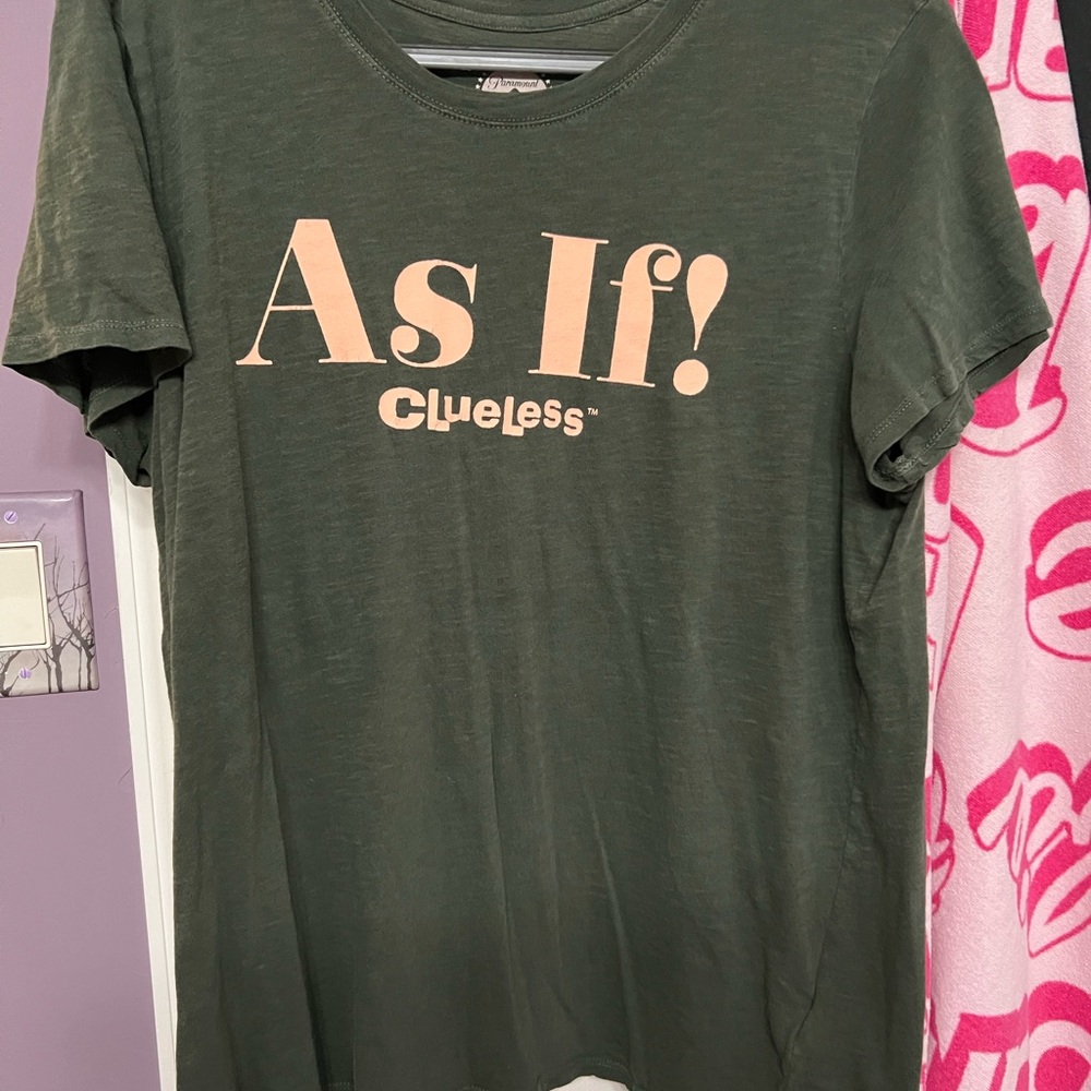 Green 'As If!' Clueless T-Shirt